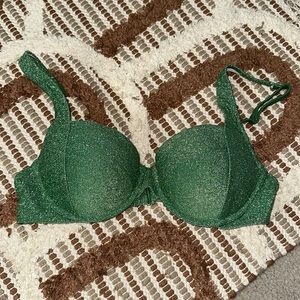 NWOT VS Glitter bikini top